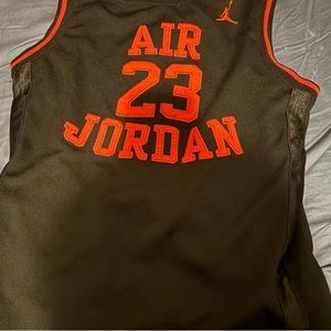 Black/Red air Jordan jersey